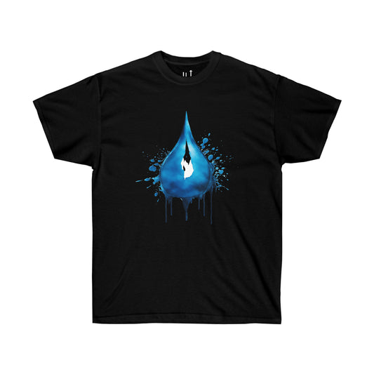 Blue water drop shirt (graffiti)